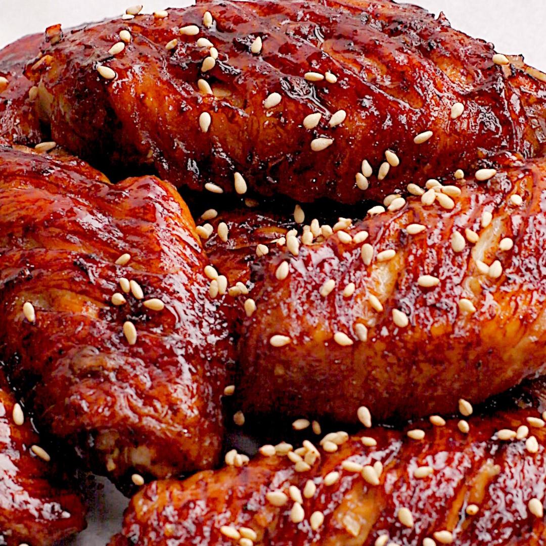 空气炸锅版秘制鸡翅～的做法