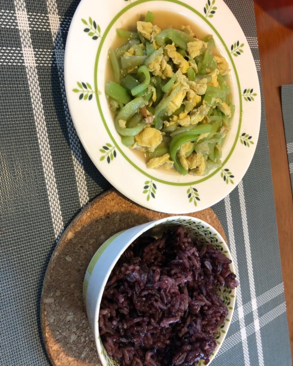 丝瓜炒蛋