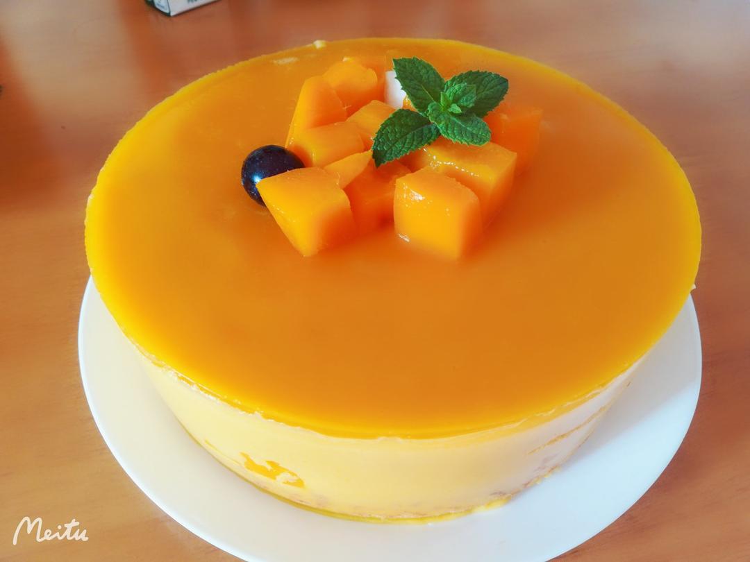 野草芒果慕斯（8寸戚风蛋糕版）🍰