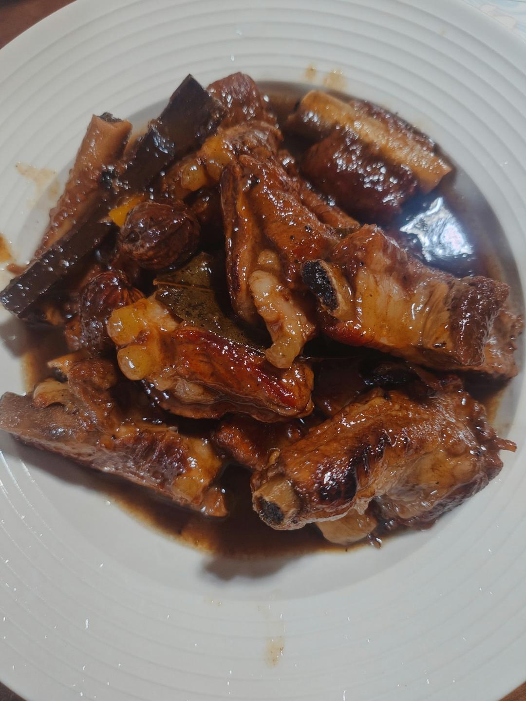 北鼎铸铁锅食谱｜杏子酱排骨，酸甜爽口不油腻