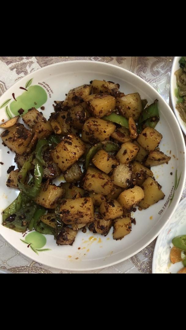 香辣孜然土豆丁