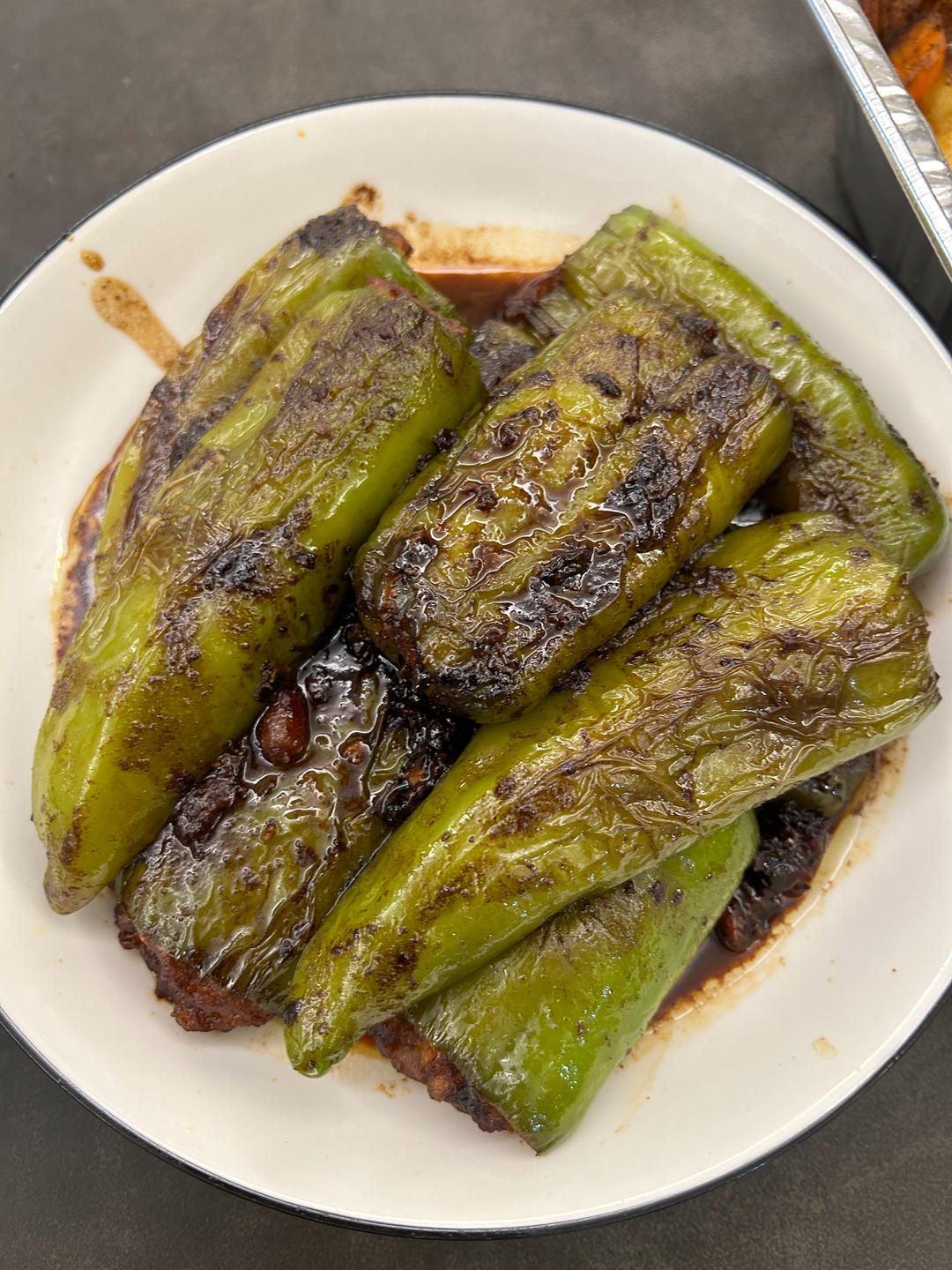 下饭菜肴--青椒酿肉