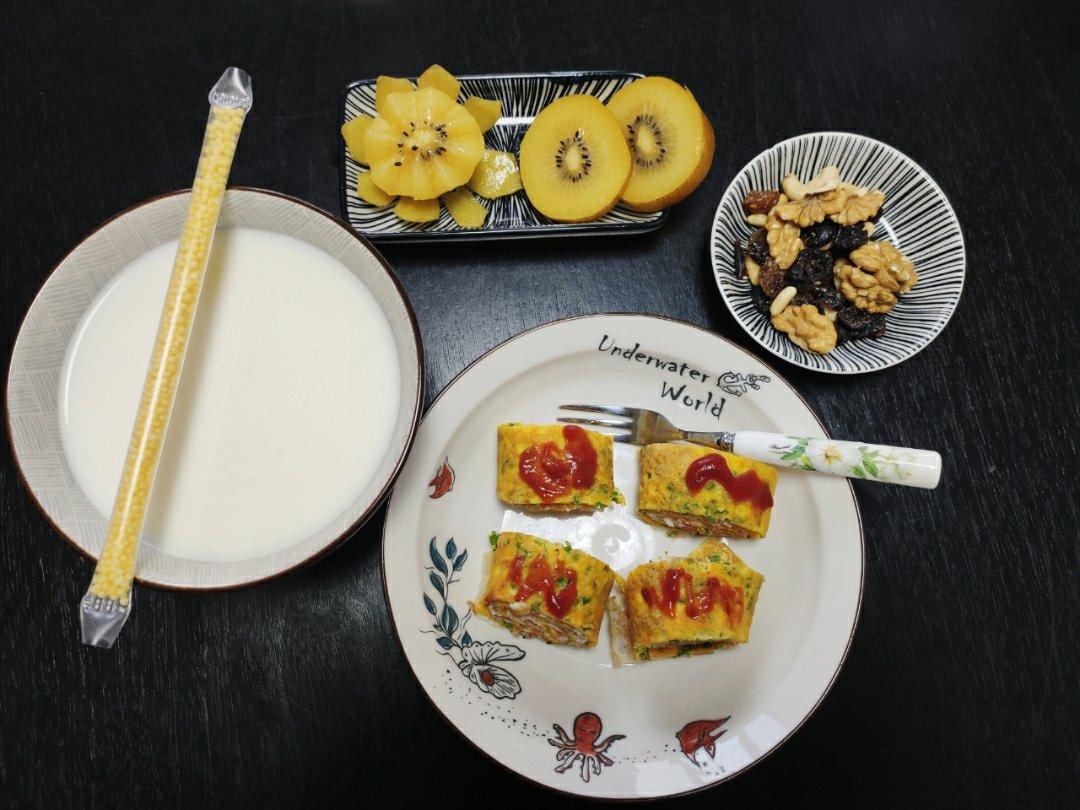 双色早餐鸡蛋饼