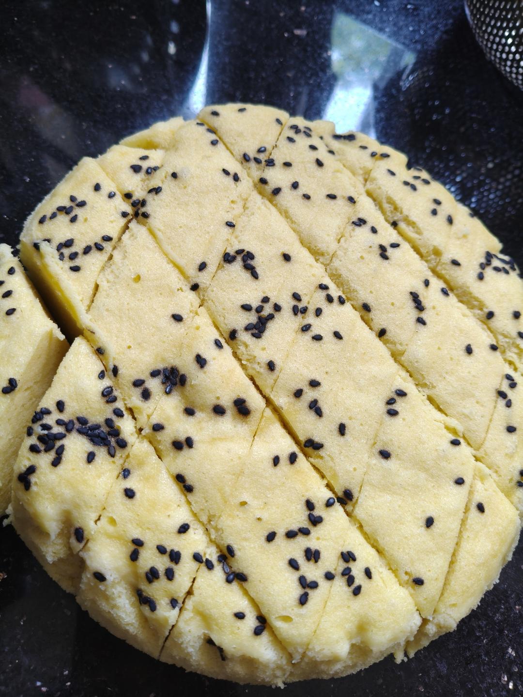 蒸糯米蛋糕(不加一滴水)(不加泡打粉)