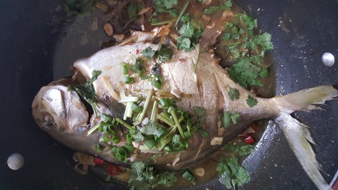 家常红烧鲳鱼