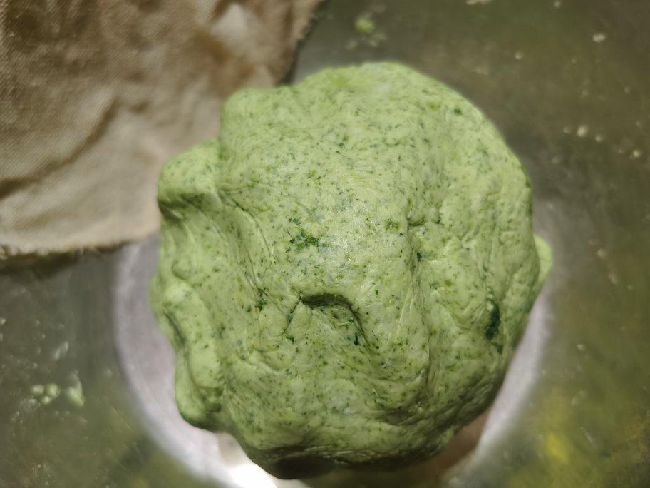 咸蛋黄肉松青团（艾糍）