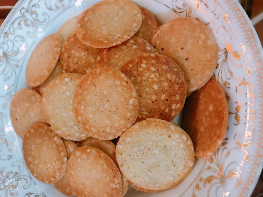 蛋白芝麻薄脆饼—消耗蛋白最好的方法