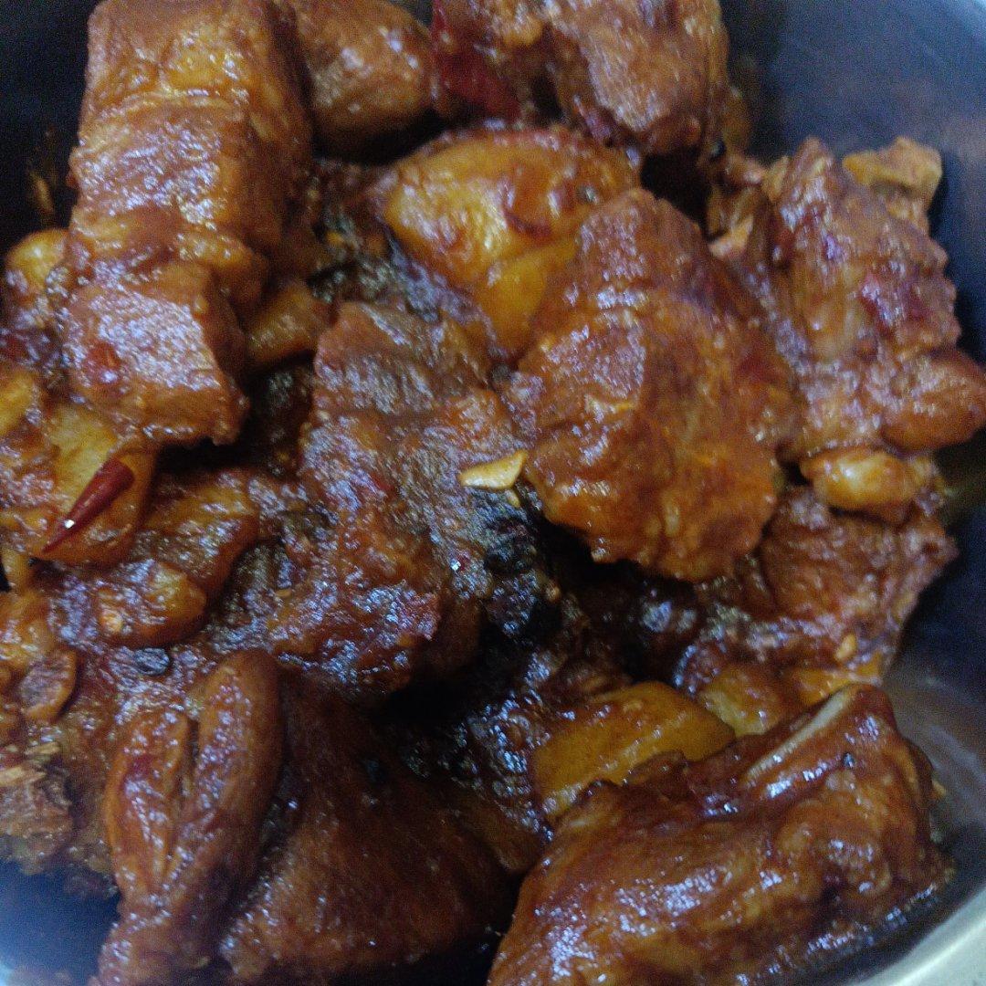 土豆炖排骨