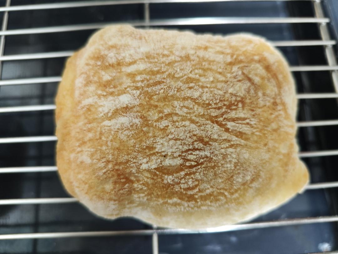 零机器免揉|徒手做出漂亮大气孔欧包|恰巴塔Ciabatta