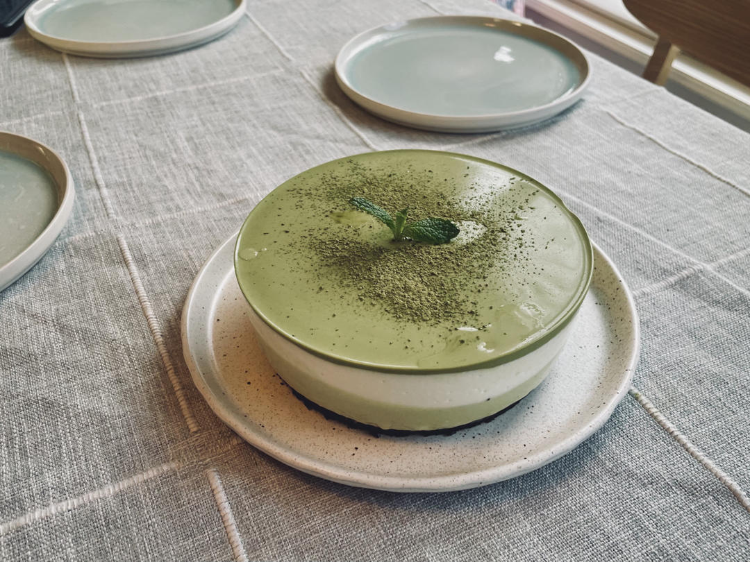 抹茶乳酪慕斯蛋糕