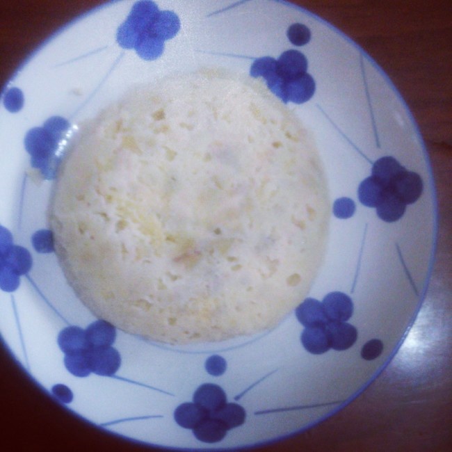 微波炉香蕉蛋糕