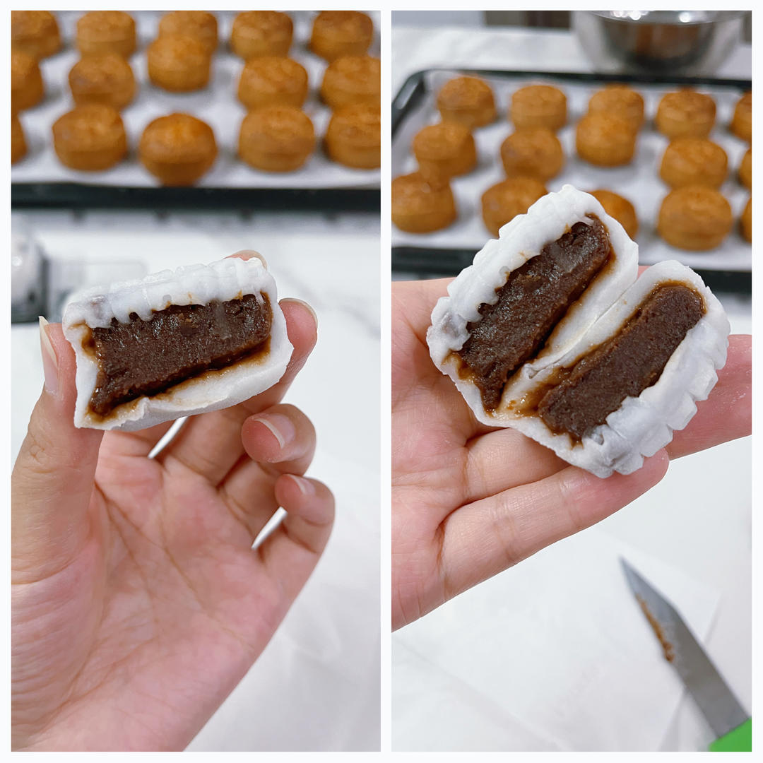 巧克力月饼馅(更适用冰皮)