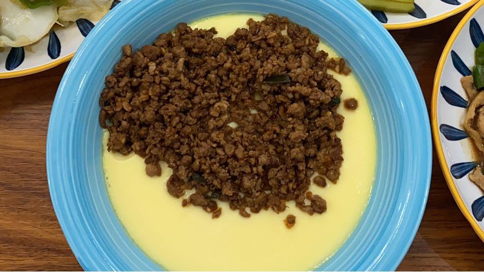 一顿可吃两大碗的肉沫蒸蛋