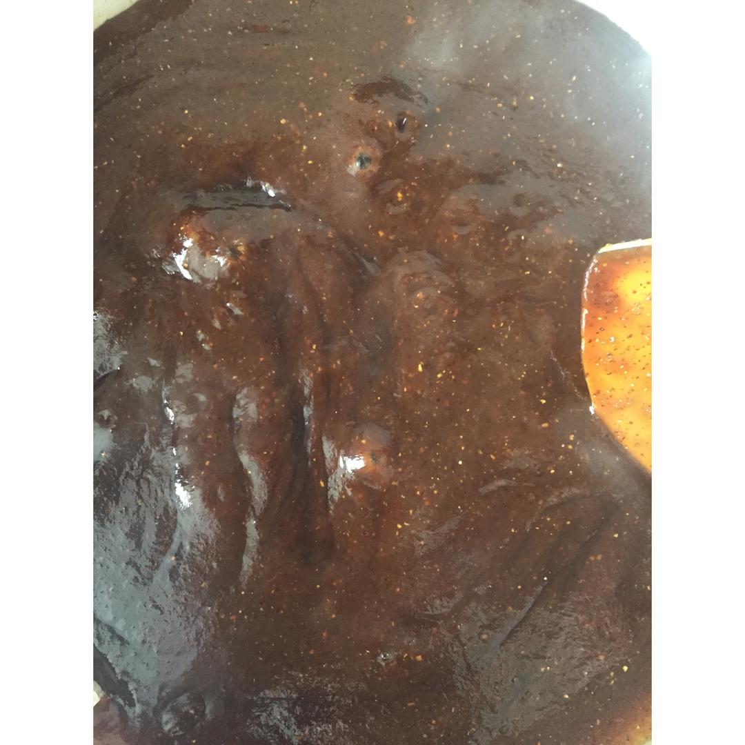 黑糖红枣枸杞姜母茶酱