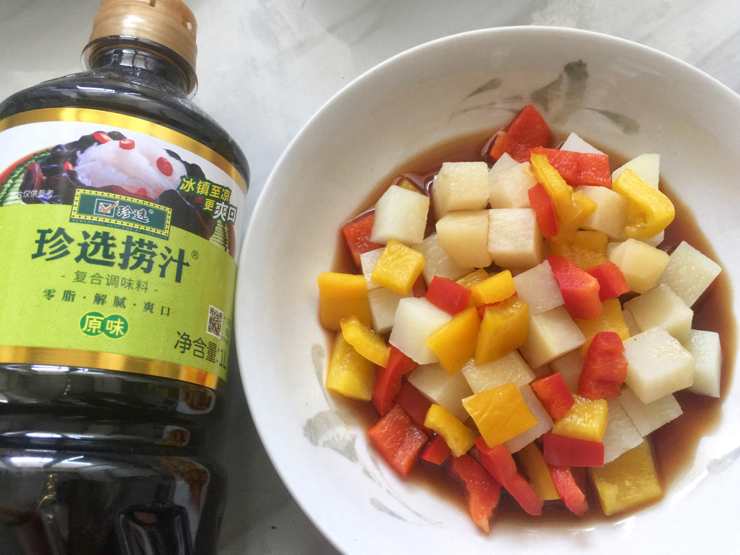 捞汁土豆丁的做法