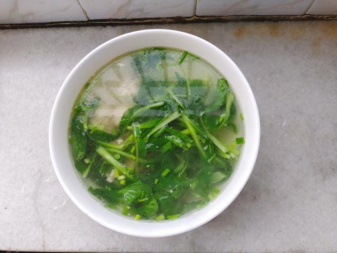 青菜肉圆汤