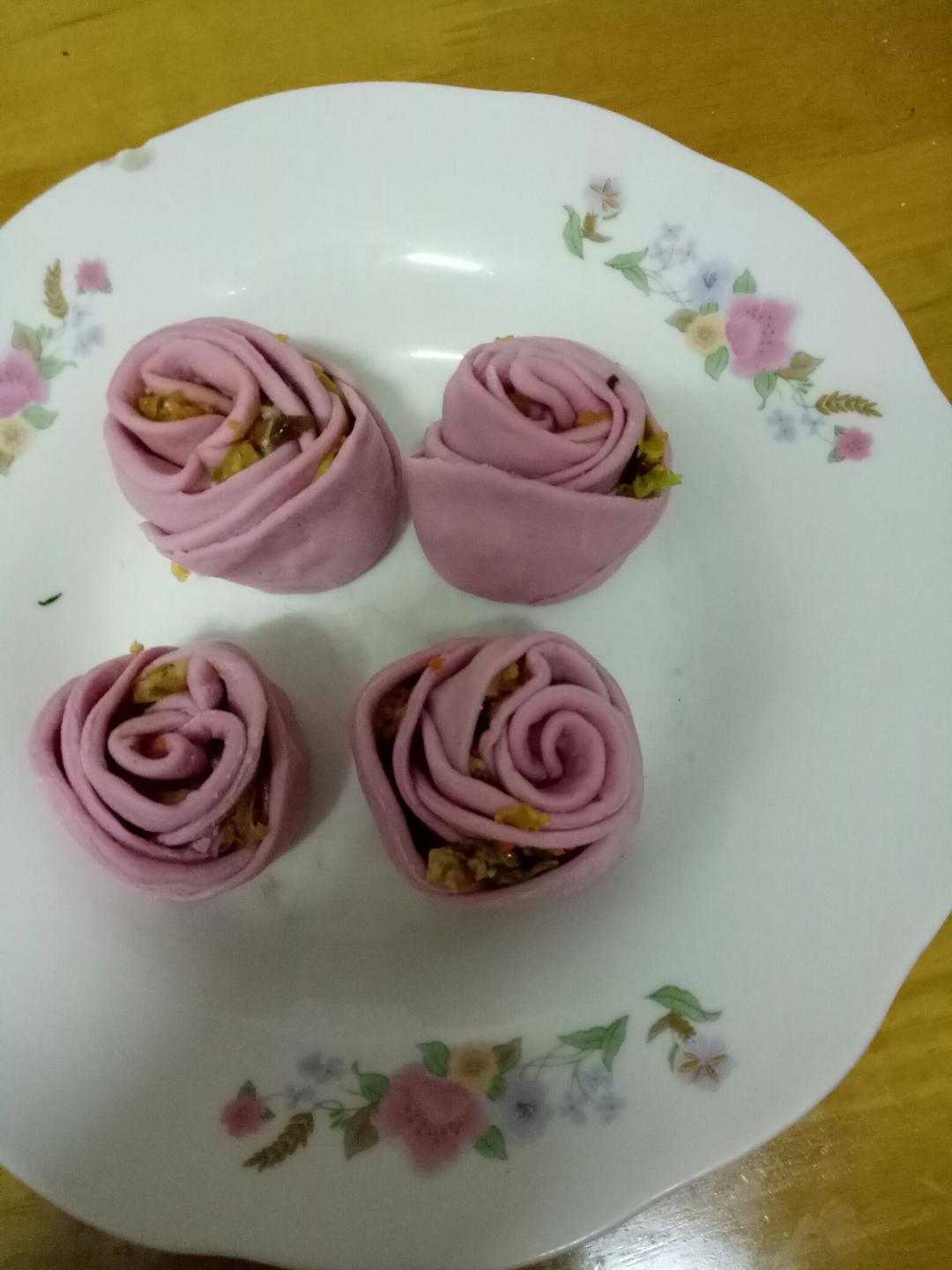玫瑰花饺子