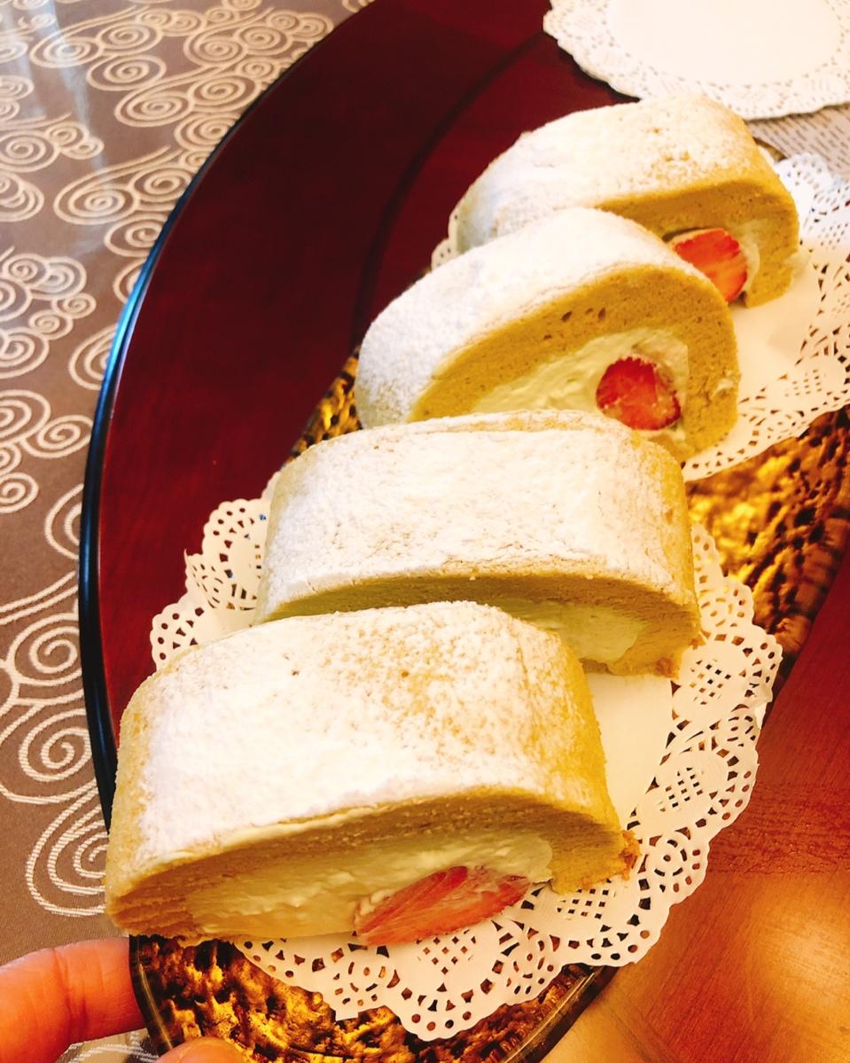 日式抹茶蛋糕卷