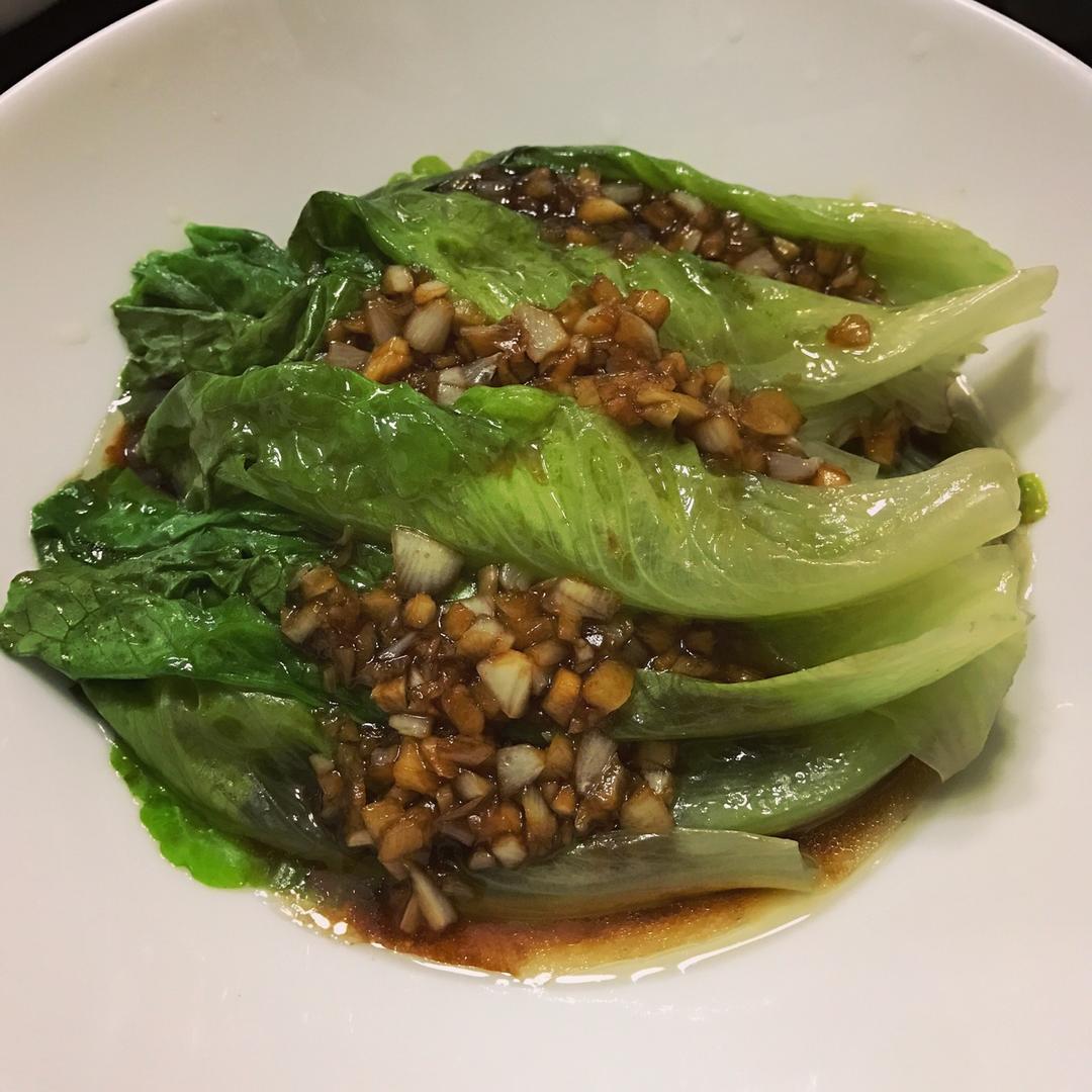 低脂蚝油生菜
