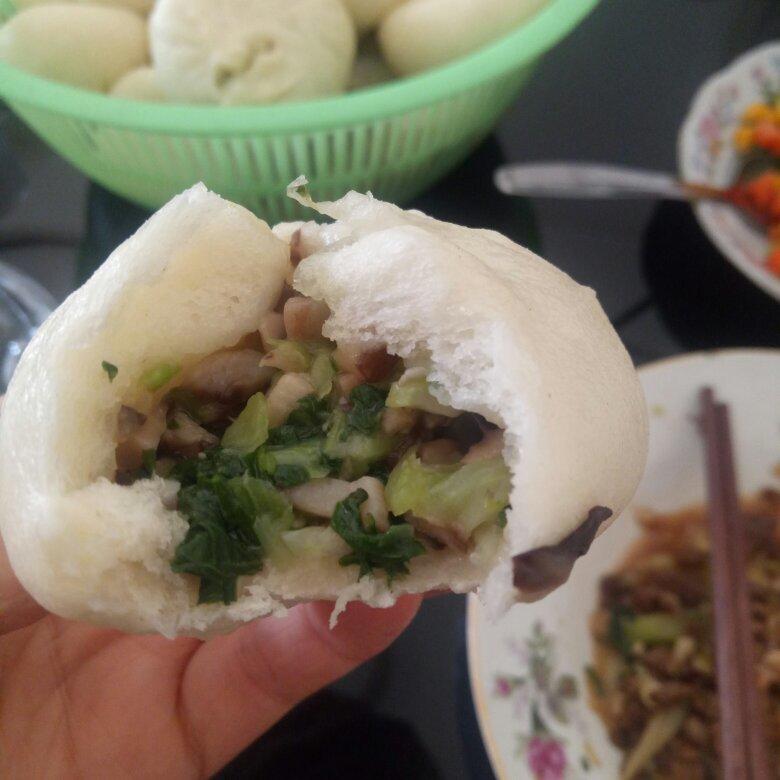 秒杀绿杨邨的香菇菜包