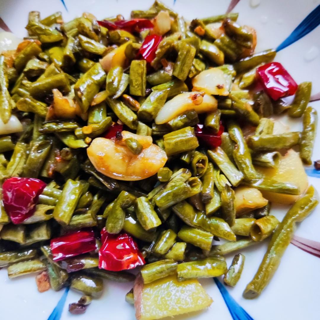 辣炒酸豆角(伴粥小菜)