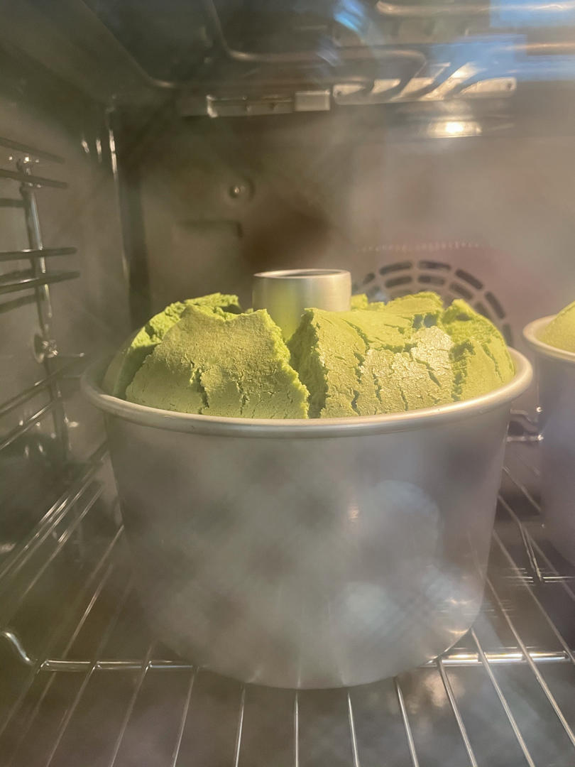小岛老师的抹茶白巧戚风蛋糕