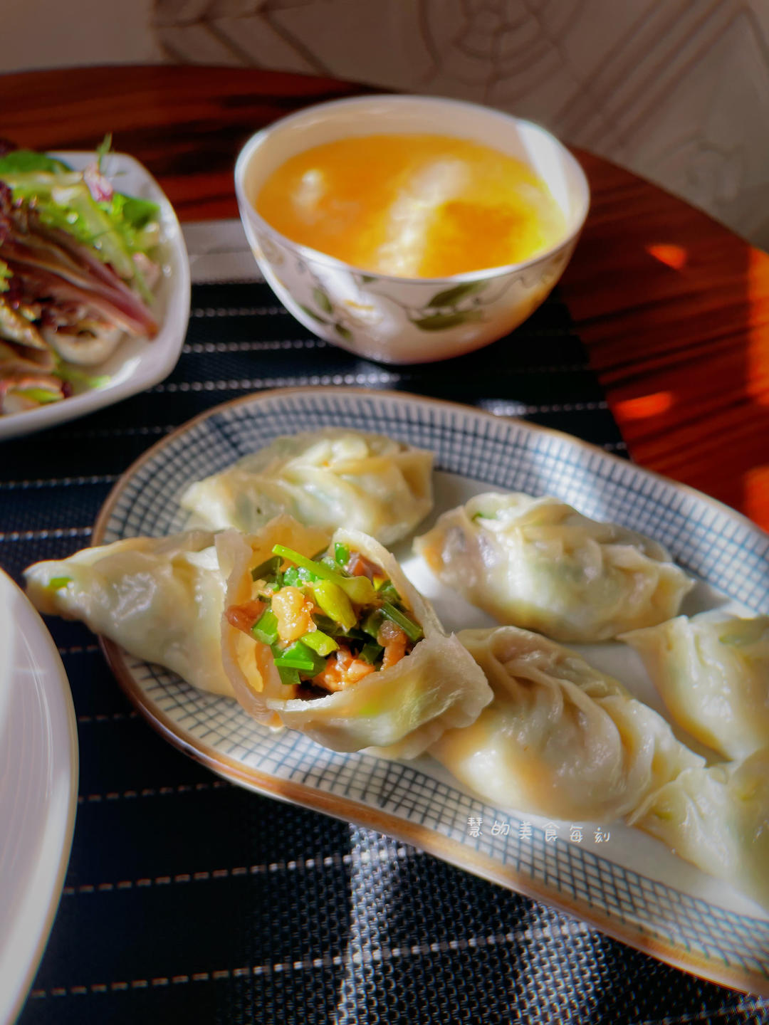 粉条素饺子皮蒸饺