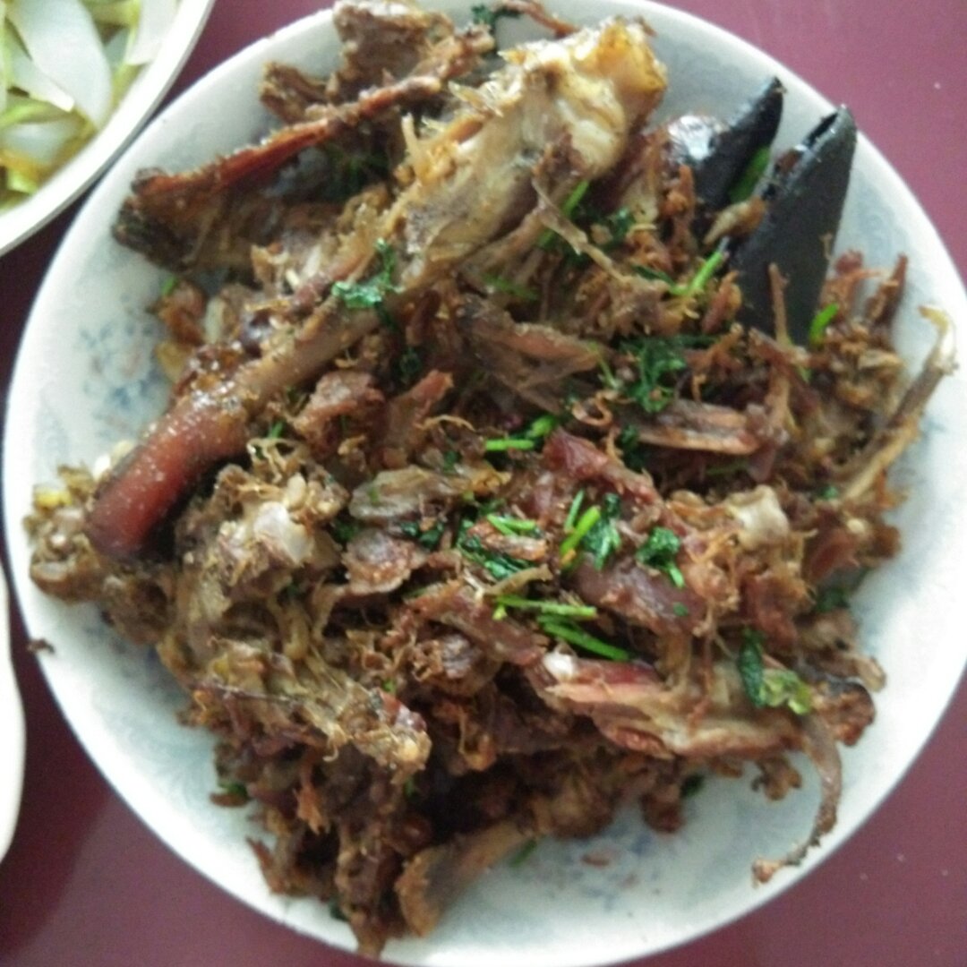 椒盐鸭架