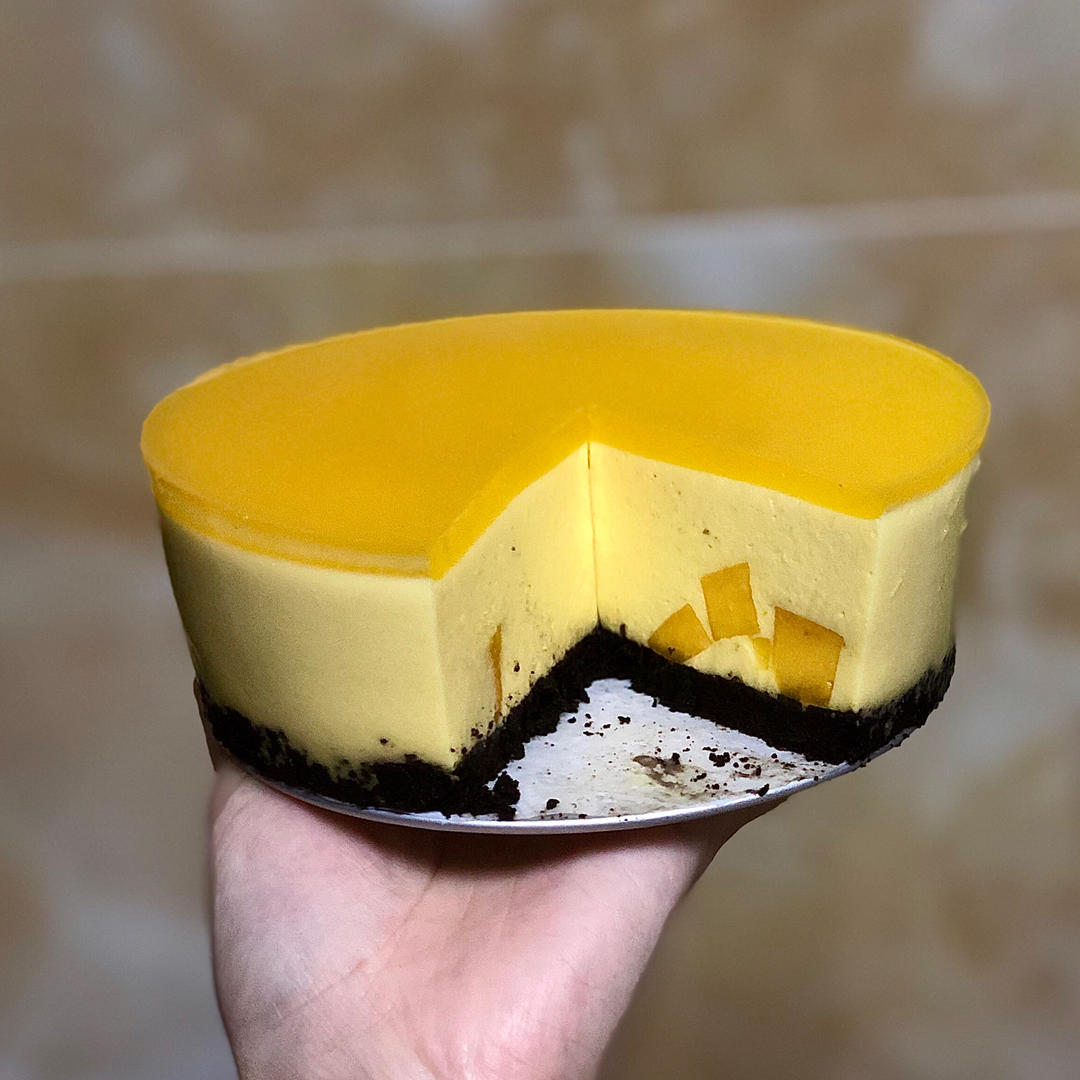 【视频】芒果慕斯（6寸） | 含镜面果胶配方