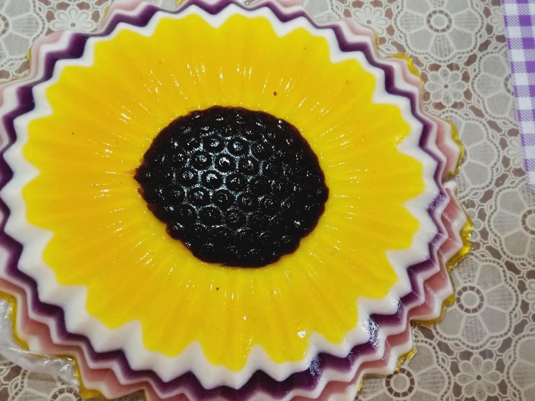 太阳花马蹄千层糕的做法