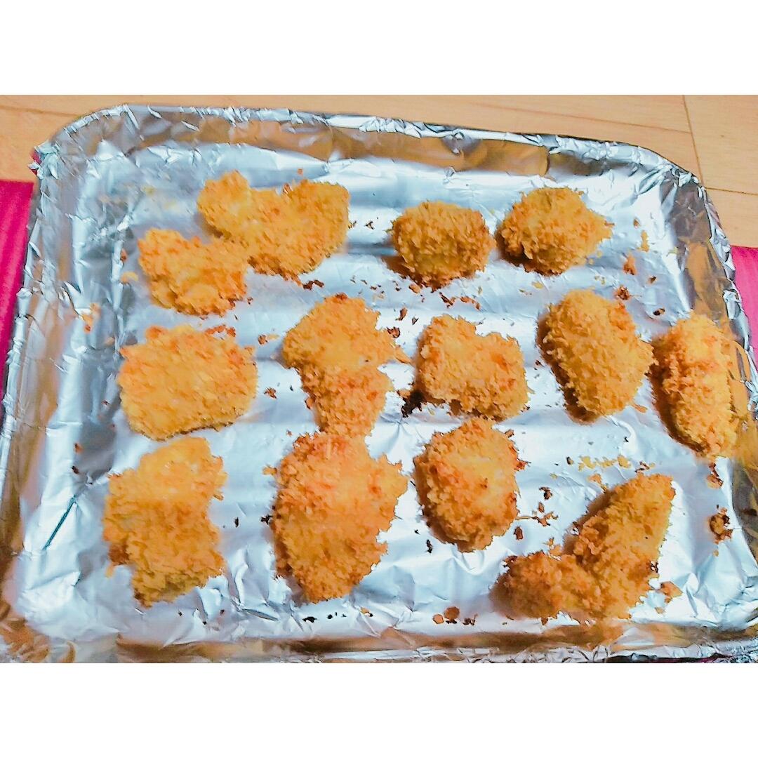 无油鸡米花 (KFC-style Chicken Popcorn)