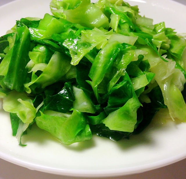 炒甜心菜（sweetheart cabbage）