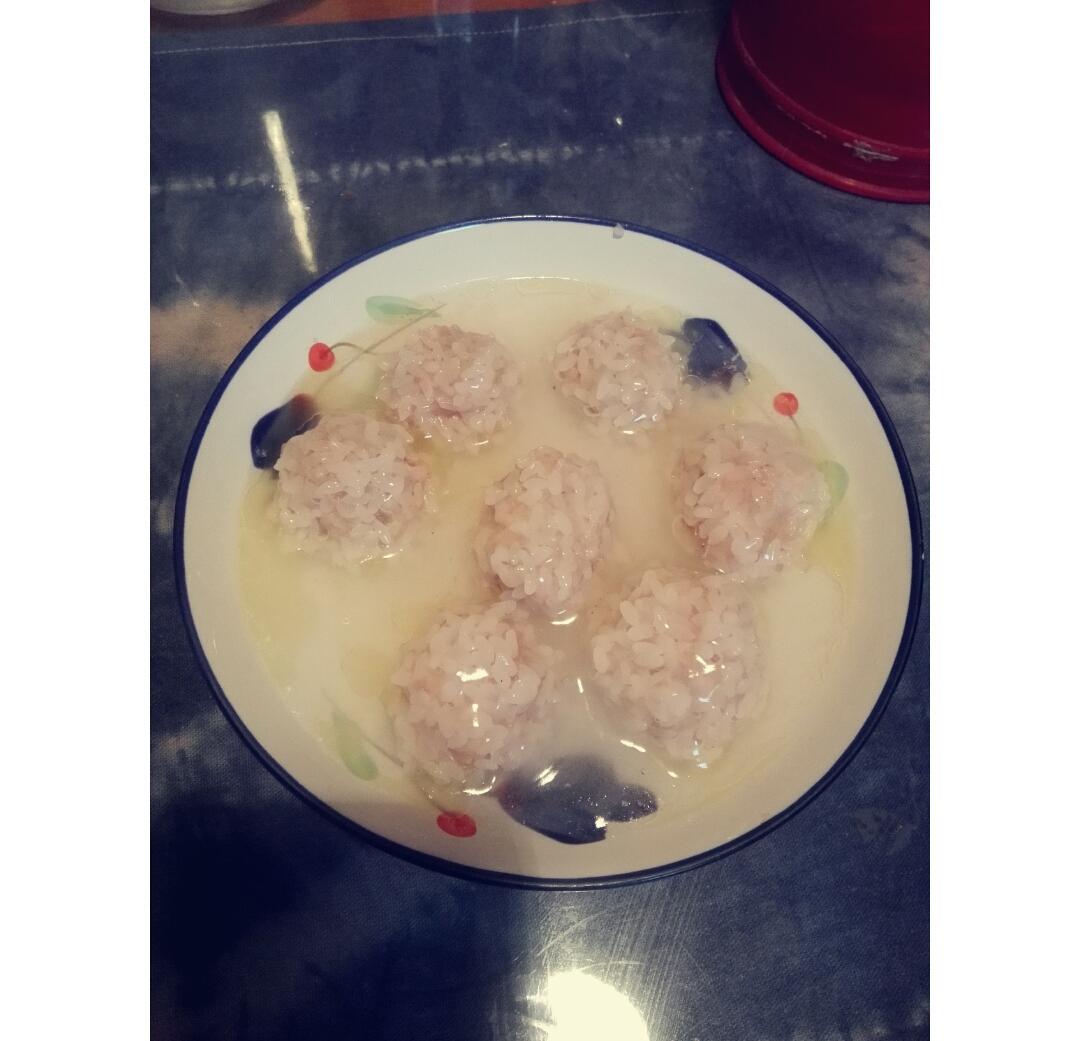 蒸糯米丸子