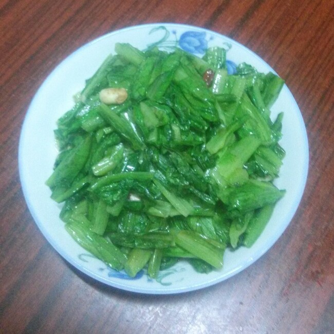 清炒油麦菜