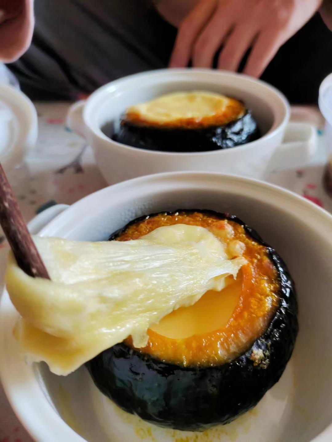 芝士蛋奶焗贝贝南瓜