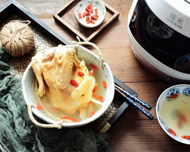 天麻炖鸡汤（缓解头痛、神经衰弱）的做法