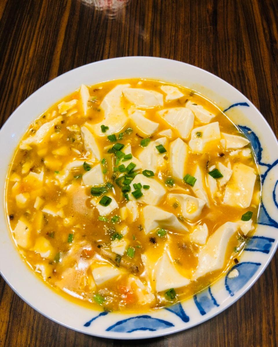 蟹粉烩豆腐