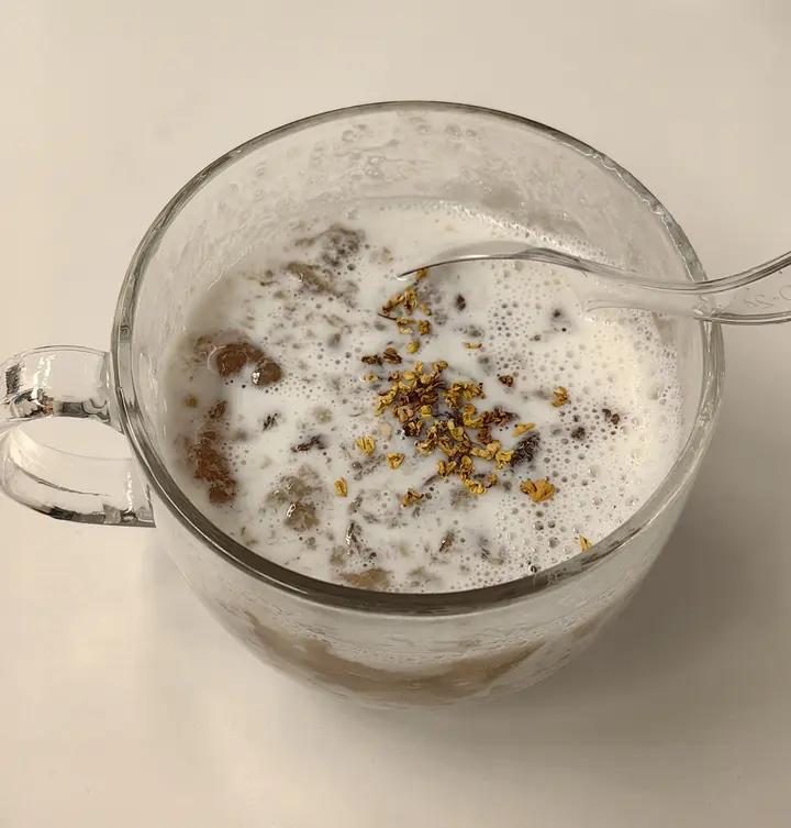 牛奶藕粉露——宿舍美食懒人快手（附加百分百冲成功藕粉方法）