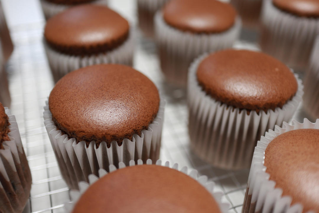 戚风杯子蛋糕的两份笔记