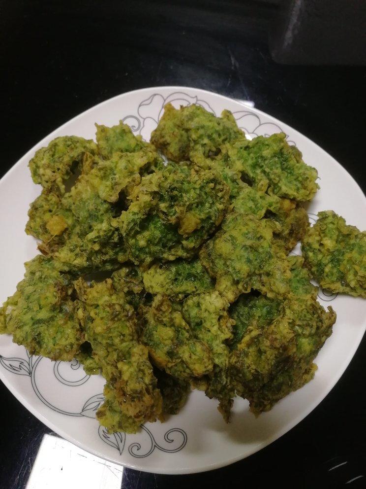 芹菜叶丸子