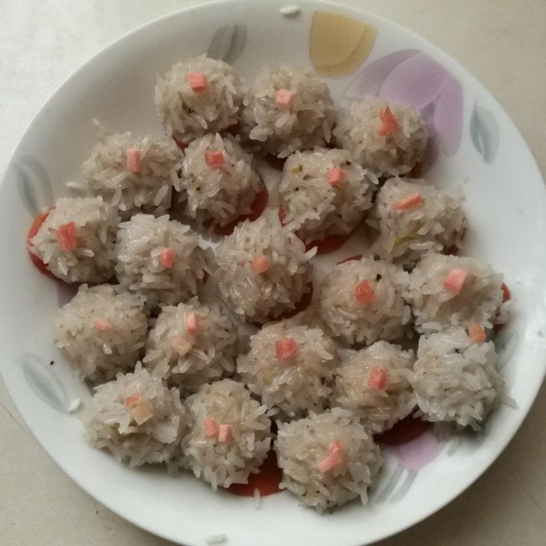 蒸糯米丸子