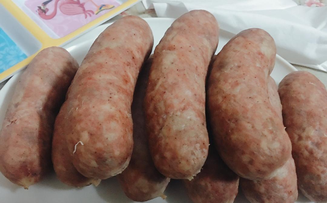 自制脆皮小香肠