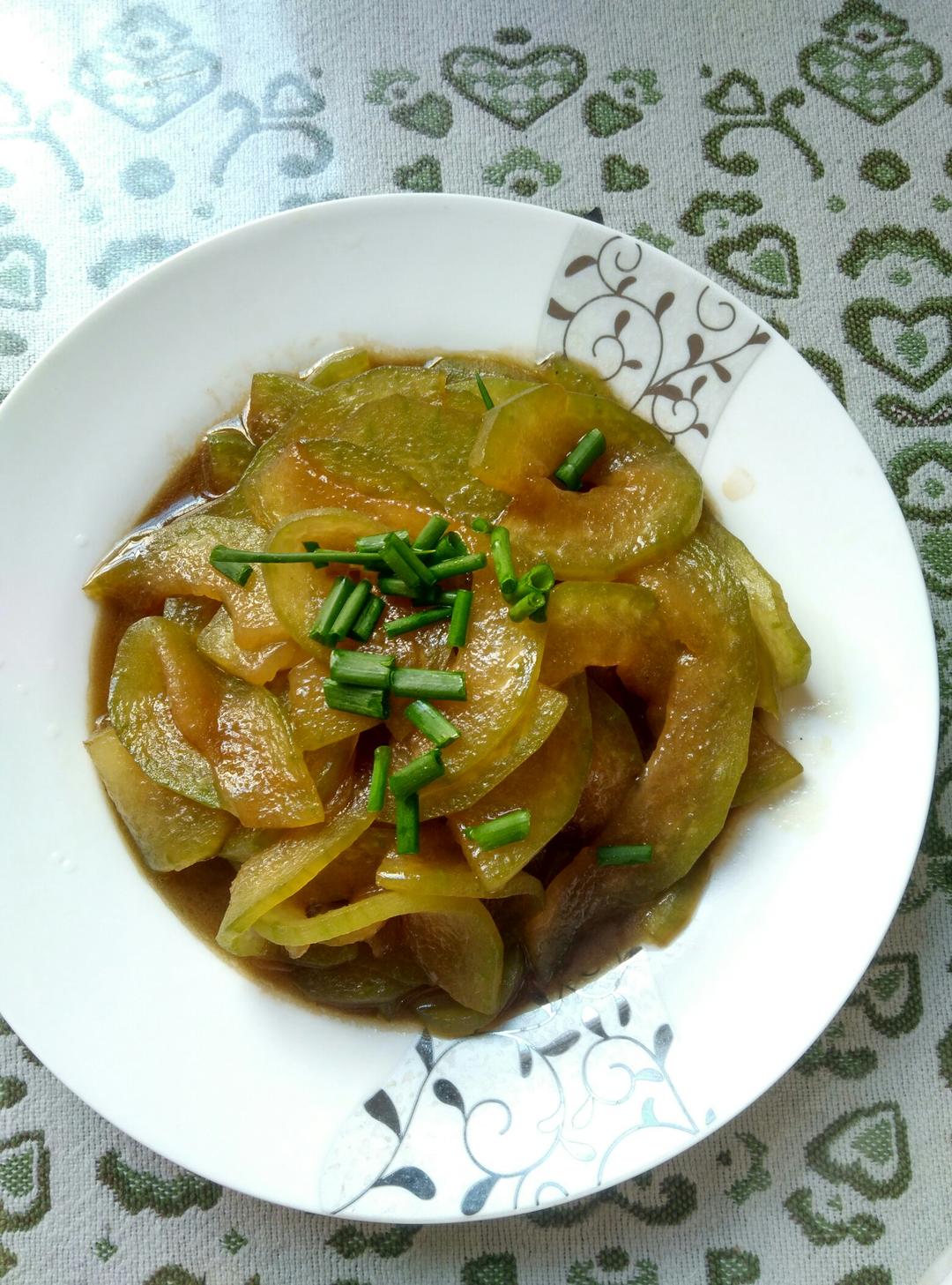 画眉528做的蚝油焖冬瓜