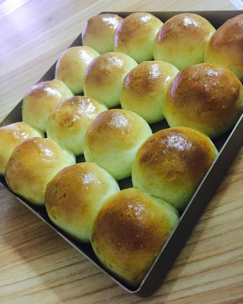 奶黄小餐包-一次发酵超好吃（附快手奶黄馅制作方法）