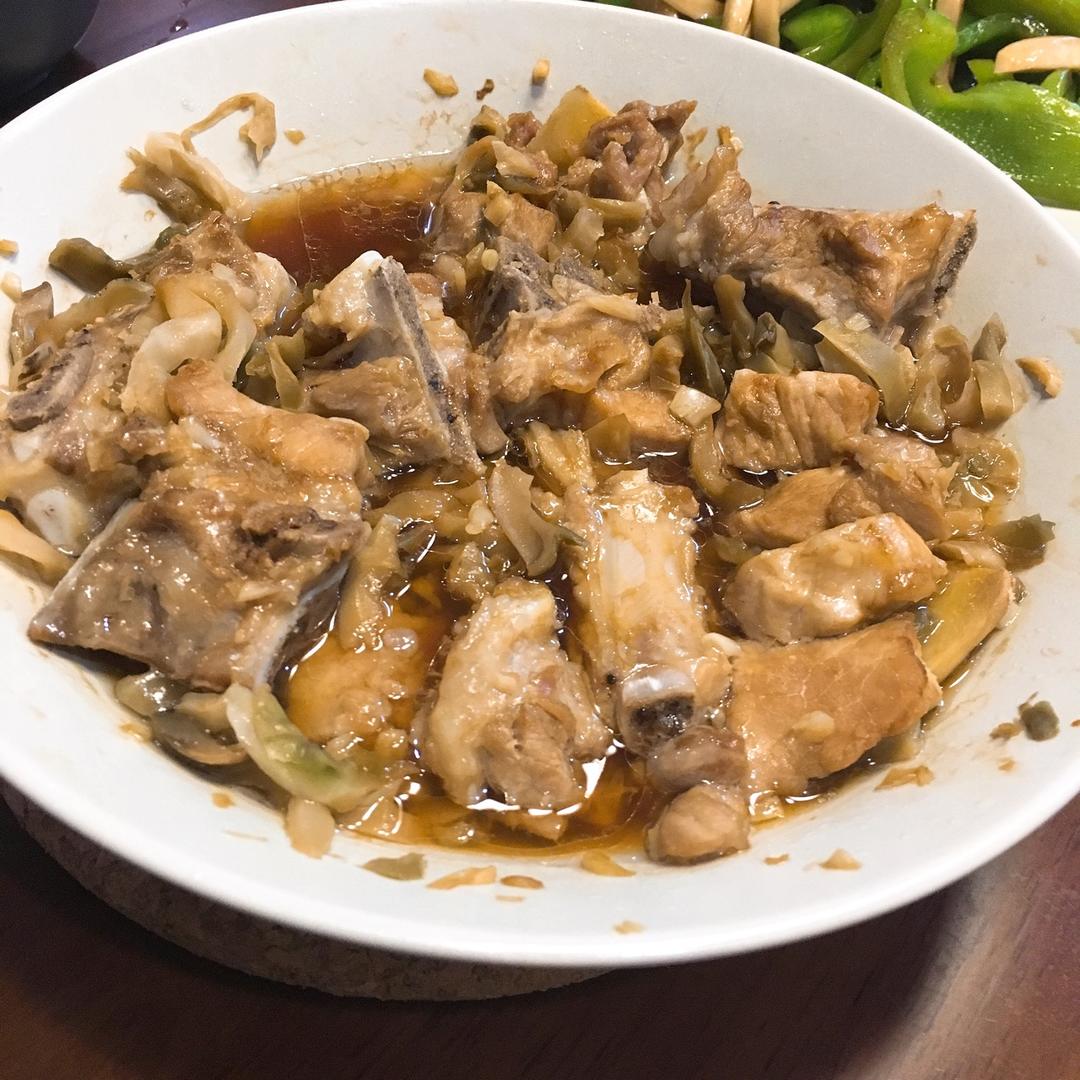 chowkalin做的榨菜蒸排骨