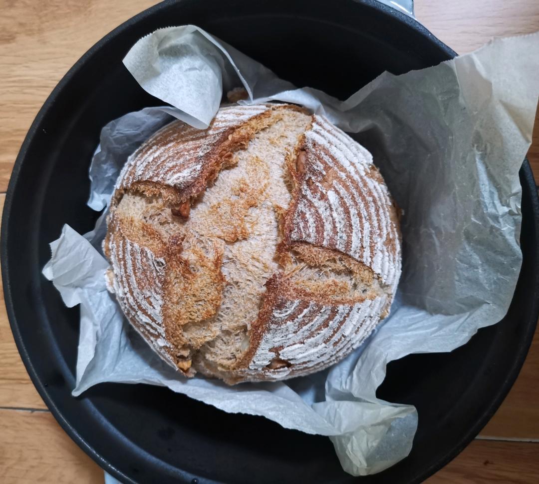 自带气场的奶酪核桃软欧包