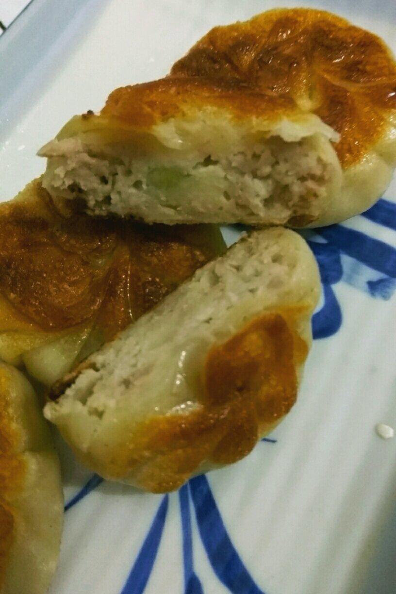 韭菜豆腐饼
