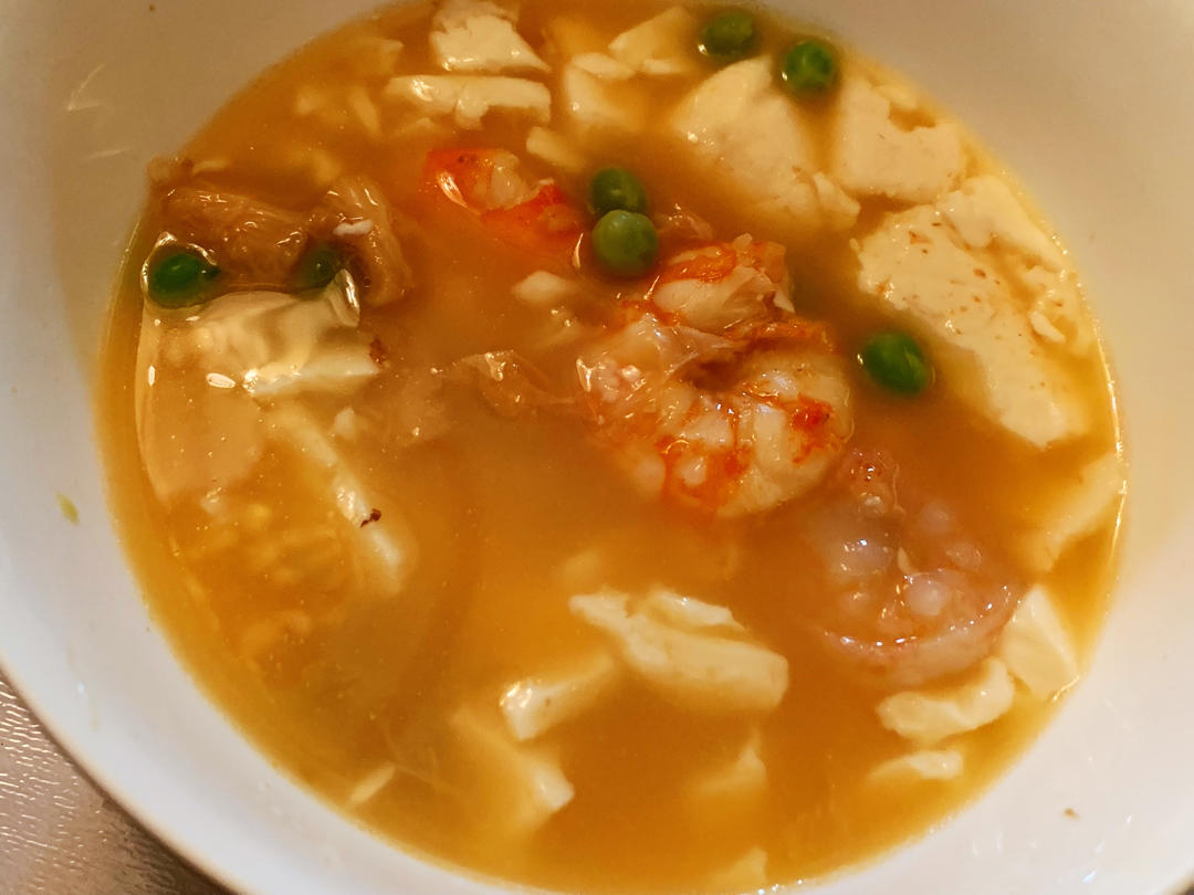 虾仁豆腐羹 | 鲜掉下巴