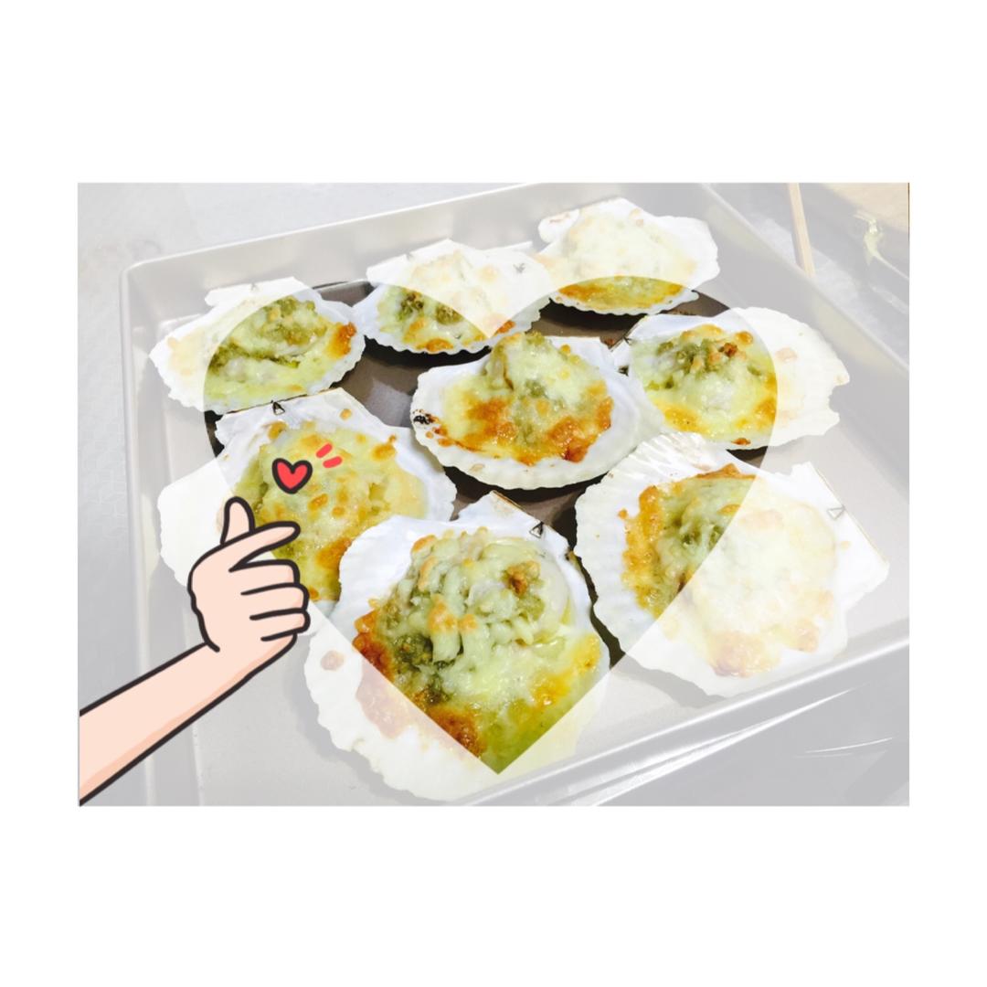 芝士蒜茸焗扇贝