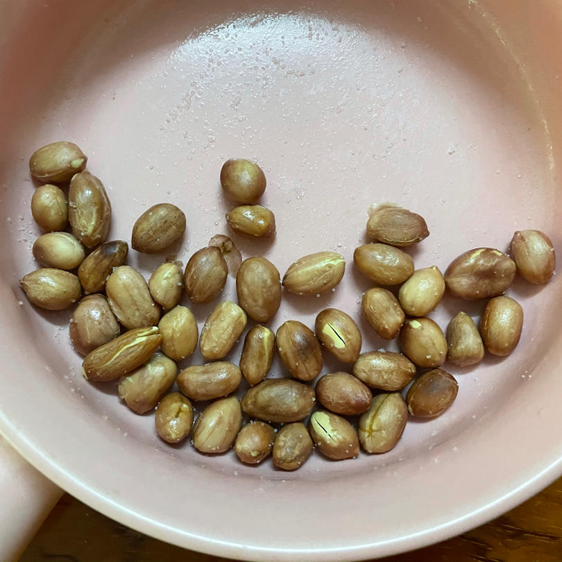 微波炉版炒花生米